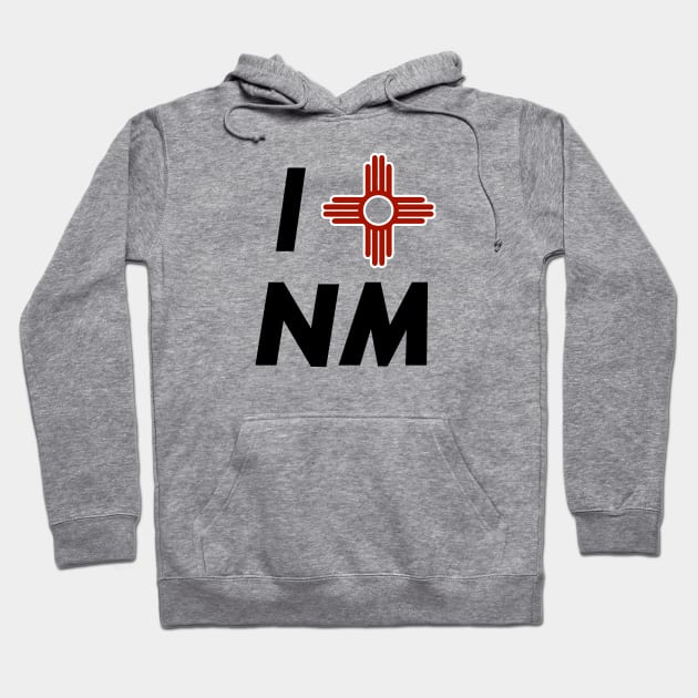 I Love New Mexico - I Heart New Mexico Hoodie by DeadBeatElite